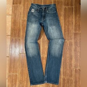 Cinch Men's Dark Blue Straight Jeans